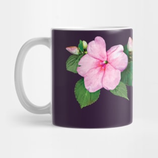 Impatiens - Pink Impatiens with Buds Mug